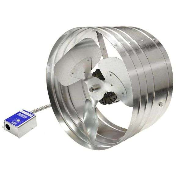[MSRP: $123.81] Master Flow 16,000-CFM Silver Galvanized Steel Electric Power Roof Vent