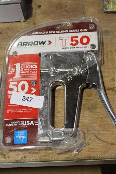 [✓] [MSRP: $19.98] Arrow T50 Heavy Duty Manual Staple Gun