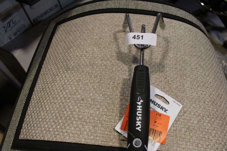 [✓] [MSRP: $9.98] 6.2 in. Double Injection Grip Handle 3-Tine Stainless Steel Cultivator
