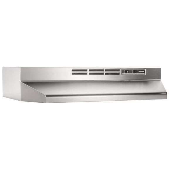 [✓] [MSRP: $99.00] Broan Undercabinet Range Hood (Stainless Steel) (Common: 30-in; Actual 29.87-in)