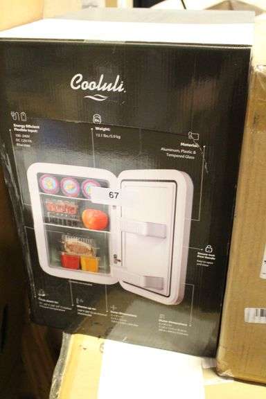 [✓] [MSRP: $149.99] COOLULI Concord 0.7 cu. ft. Retro Mini Fridge in Black without Freezer