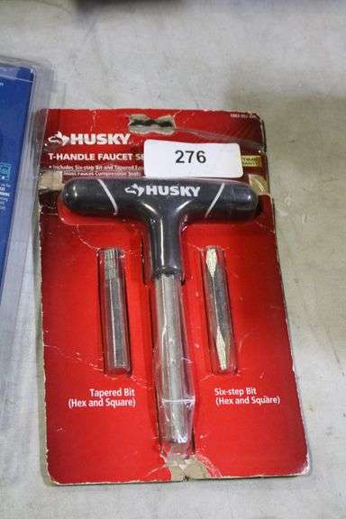 [✓] [MSRP: $15.98] Husky T-Handle Faucet Seat Wrench