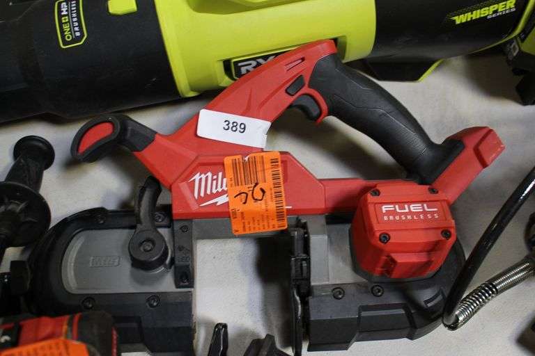 [MSRP: $349.00] Milwaukee M18 FUEL 18V Lithium-Ion Brushless Cordless Compact Bandsaw (Tool-Only) [untested]
