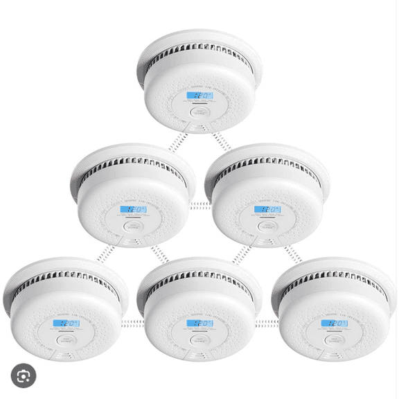 FIRST ALERT ZCOMBO-G Z-WAVE ENABLED BATTERY OPERATED COMBINATION PHOTOELECTRIC SMOKE AND CARBON MONOXIDE ALARM RETAIL $99