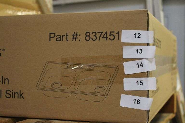 [✓] [MSRP: $40.99] Seasons® 33 X 22 X 6 In. Double Bowl Kitchen Sink