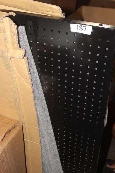 Modular 52 in. W Standard Duty Black Pegboard Attachment