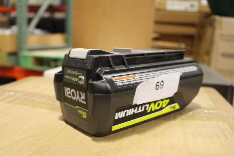 [MSRP: $153.00] ryobi 40v 5ah baterry