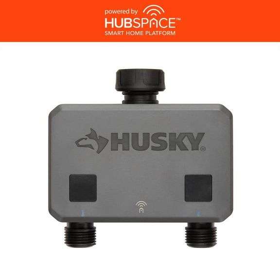[✓] [MSRP: $69.98] Husky Smart Watering Timer for Irrigation and Sprinklers Powered by Hubspace