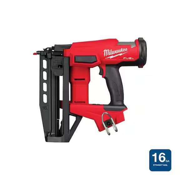[MSRP: $329.00] Milwaukee M18 FUEL 18-Volt Lithium-Ion Brushless Cordless Gen ll 16-Gauge Straight Finish Nailer (Tool Only) [untested]