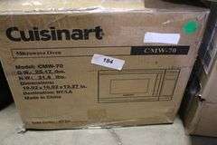 [✓] [MSRP: $168.75] Cuisinart 0.7 cu. ft. 700-Watt Countertop microwave in Black and Stainless Steel