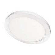 [✓] [MSRP: $34.97] Commercial Electric 11 in. 12.5-Watt Dimmable White Integrated LED 875 Lumens Round Flat Panel Flush Mount Ceiling Light Color Change 5CCT