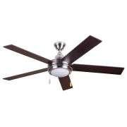 [✓] [MSRP: $137.69] Seasons® 52 In. 5-Blade LED Ceiling Fan With Light (Frosted Glass Bowl)