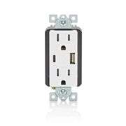 [✓] [EXT MSRP: $65.55] Leviton 15 Amp Tamper Resistant Type A/C 3.6 Amp 18-Watt USB Outlet (1-Pack)