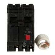 [✓] [MSRP: $126.00] GE 50 Amp 240-Volts Double Pole Ground Fault Breaker with Self-Test