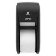 [MSRP: $27.59] Georgia Pacific Professional Compact Vertical 2-Roll Coreless Tissue Dispenser  14.06 x 6.69 x 8.19  Black -GPC56790A