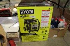[✓] [MSRP: $649.00] RYOBI 4000-Watt Recoil Start Gasoline Powered Digital Inverter Generator with CO Detect Shutdown Sensor