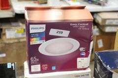 [✓] [MSRP: $24.47] Philips 5 in. / 6 in. LED Color Changing 65-Watt Equivalent Wi-Fi Smart Recessed Downlight Powered by WiZ (1-Pack)