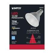 [✓] [EXT MSRP: $144.00] SATCO S29436 PAR30LN LED Bulb 12.5W 120V Medium Base 3000K Silver (1 Pack)