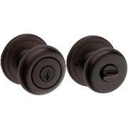 [✓] [MSRP: $35.47] Kwikset Juno Venetian Bronze Entry Door Knob Featuring SmartKey Security