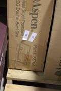 Aspen 33w X 22l X 6d Ada Double Bowl Topmount 3-hole 21g Stainless Sink