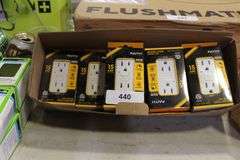 [✓] [EXT MSRP: $103.92] Faith 15A GFCI Outlet  Slim  GFI Receptacle with Wall Plate  White