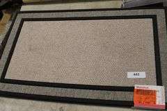 [MSRP: $12.98] Racetrack Gray 18 in. x 30 in. Rubber Non-Slip Indoor Outdoor Door Mat