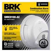 [MSRP: $59.98] First Alert BRK Hardwired (with Battery Backup) Ionization Interconnected Combination Smoke and Carbon Monoxide Detector
