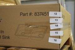[✓] [MSRP: $40.99] Seasons® 33 X 22 X 6 In. Double Bowl Kitchen Sink