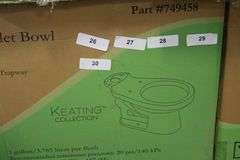 Seasons Keating Round Toilet Bowl
