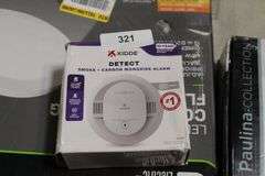 [✓] [MSRP: $59.97] Kidde 10-Year Battery Powered Smoke and Carbon Monoxide Detector with Alarm LED Warning Lights 21031514