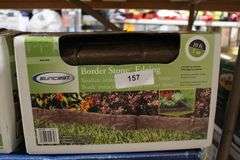 [✓] [EXT MSRP: $57.98] Suncast 12 in. L x 5.75 in. H Resin Decorative Garden Border in Brown