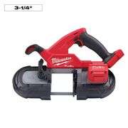 [MSRP: $349.00] Milwaukee M18 FUEL 18V Lithium-Ion Brushless Cordless Compact Bandsaw (Tool-Only) [untested]