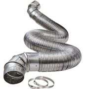 [✓] [MSRP: $36.56] Unbranded 8 ft. Complete Airtight Semi-Rigid Dryer Vent Hook Up Kit for 4 in. Duct