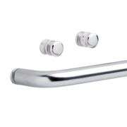 [✓] [MSRP: $29.98] Delta Simplicity Handle with Knobs for Sliding Shower or Bathtub Door in Chrome, Polished Chrome