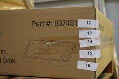 [✓] [MSRP: $40.99] Seasons® 33 X 22 X 6 In. Double Bowl Kitchen Sink
