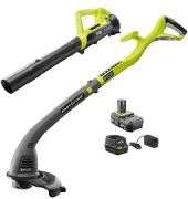 RYOBI 10" String Trimmer & Blower Combo Kit TOOLS ONLY PCLC 201K $119.00