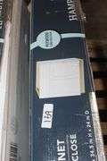 Hampton Bay Sink base cabinet soft close 30in W x 34.5in H x 24in D model 1006596139 *Avondale Shaker Alpine White retail $289.00