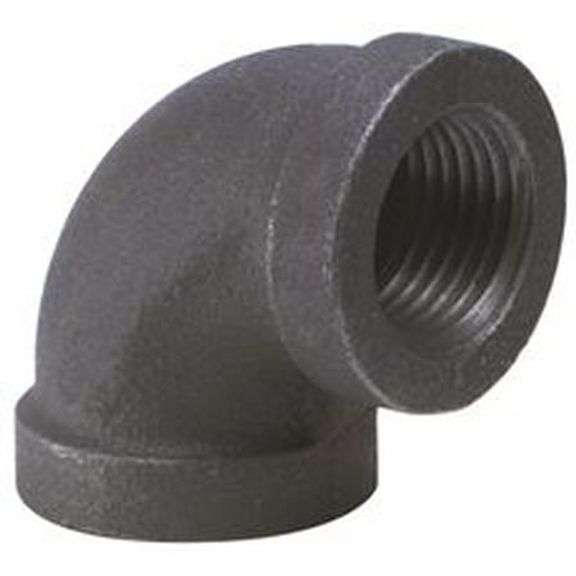 [✓] [EXT MSRP: $80.00] TSP Proplus Black Malleable 90 Degree Elbow, 1 In. 20 Count
