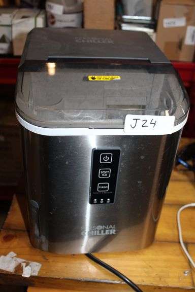 Personal Chiller Nugget Ice Maker Machine, 55Lbs/24H Self-Cleaning Ice Machine, Chewable Ice Maker For Home Bar, Coffee Shop, Business Retail:$250