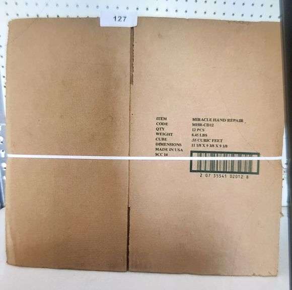 MIRACLE HAND REPAIR CARDBOARD BOXS 11 1/8 X 9 3/8 X 9 1/8 27 COUNT
