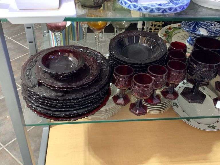 Vintage Avon Dish Set