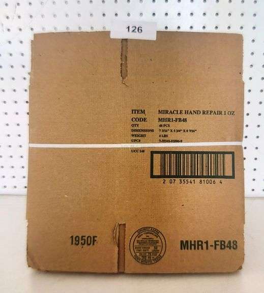MIRACLE HAND REPAIR CARDBOARD BOXS 7 3/16 X 5 3/4 X 8 7/16 25 COUNT