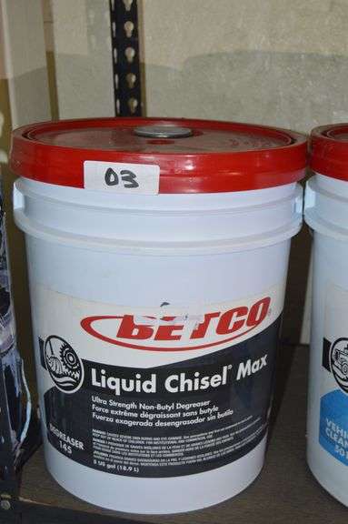 Betco Liquid Chisel Max Ultra Strength Degreaser 5gal