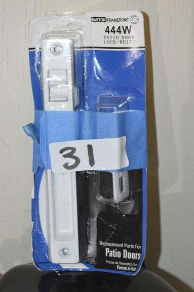 Barton Kramer 444W patio door lock white (replacement parts )