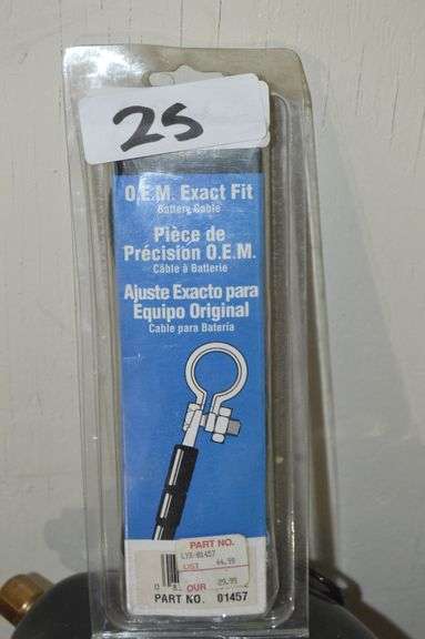OEM Exact fit battery cable part #01457