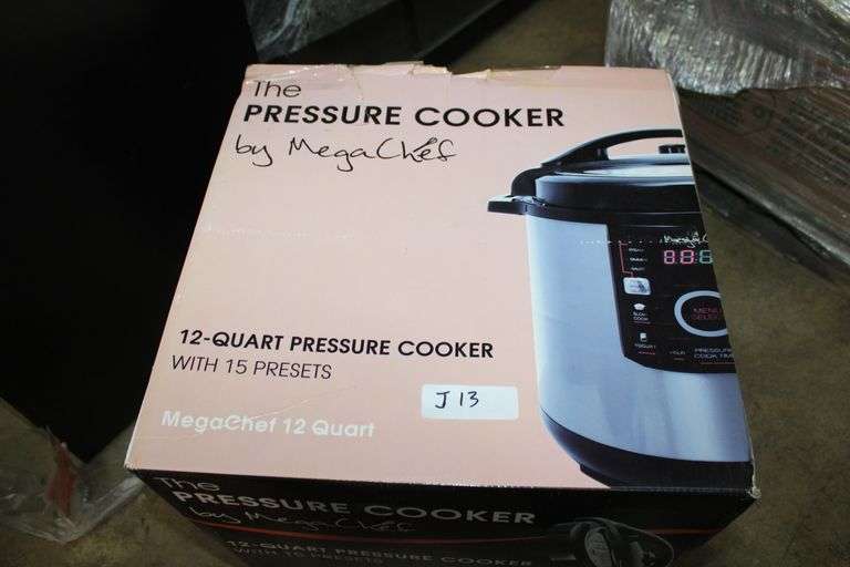 Megachef 12-Quart Digital Pressure Cooker Retail:$160
