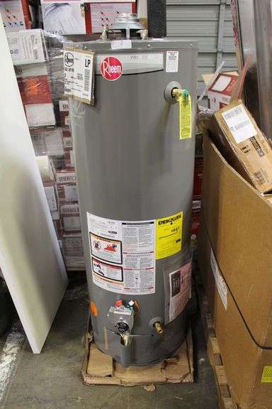 [✓] [MSRP: $859.00] Rheem Performance 50 Gal. Tall 36,000 BTU High Efficiency Liquid Propane Water \- Rheem PROG50-36P RH60 [Damaged ( Dents Near Bottom Pan)]