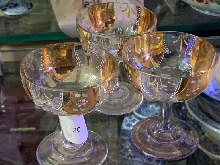 Vintage Champagne glasses