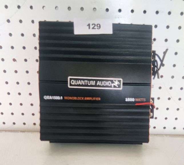 QUANTUM AUDIO QEA1500.1 MONOBLOCK AMPLIFIER 1500 WATTS