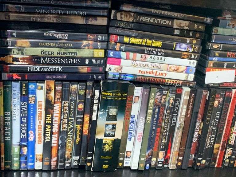 Lot of Dvd's this shelf only